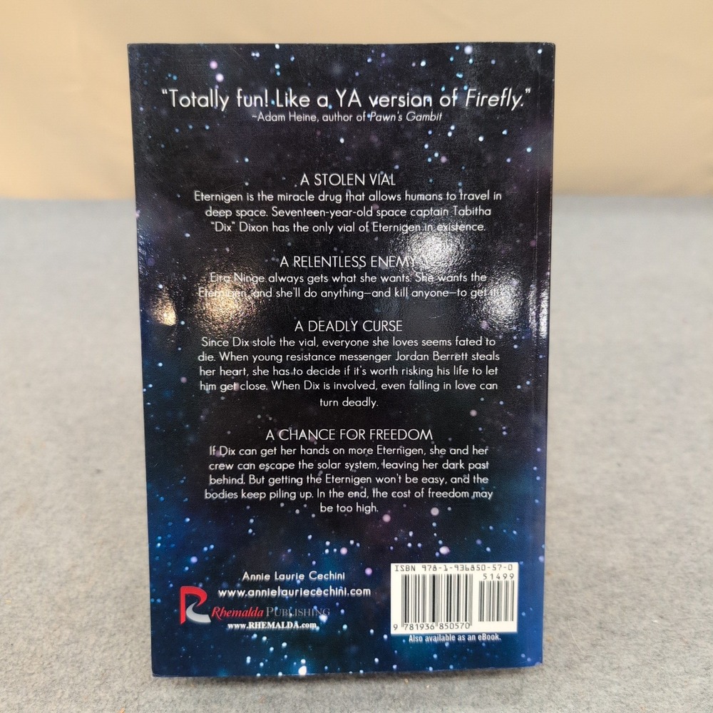 Liberty by Annie Laurie Cechini YA Science Fiction Paperback Book 2012 Rhemalda - Picture 2 of 3